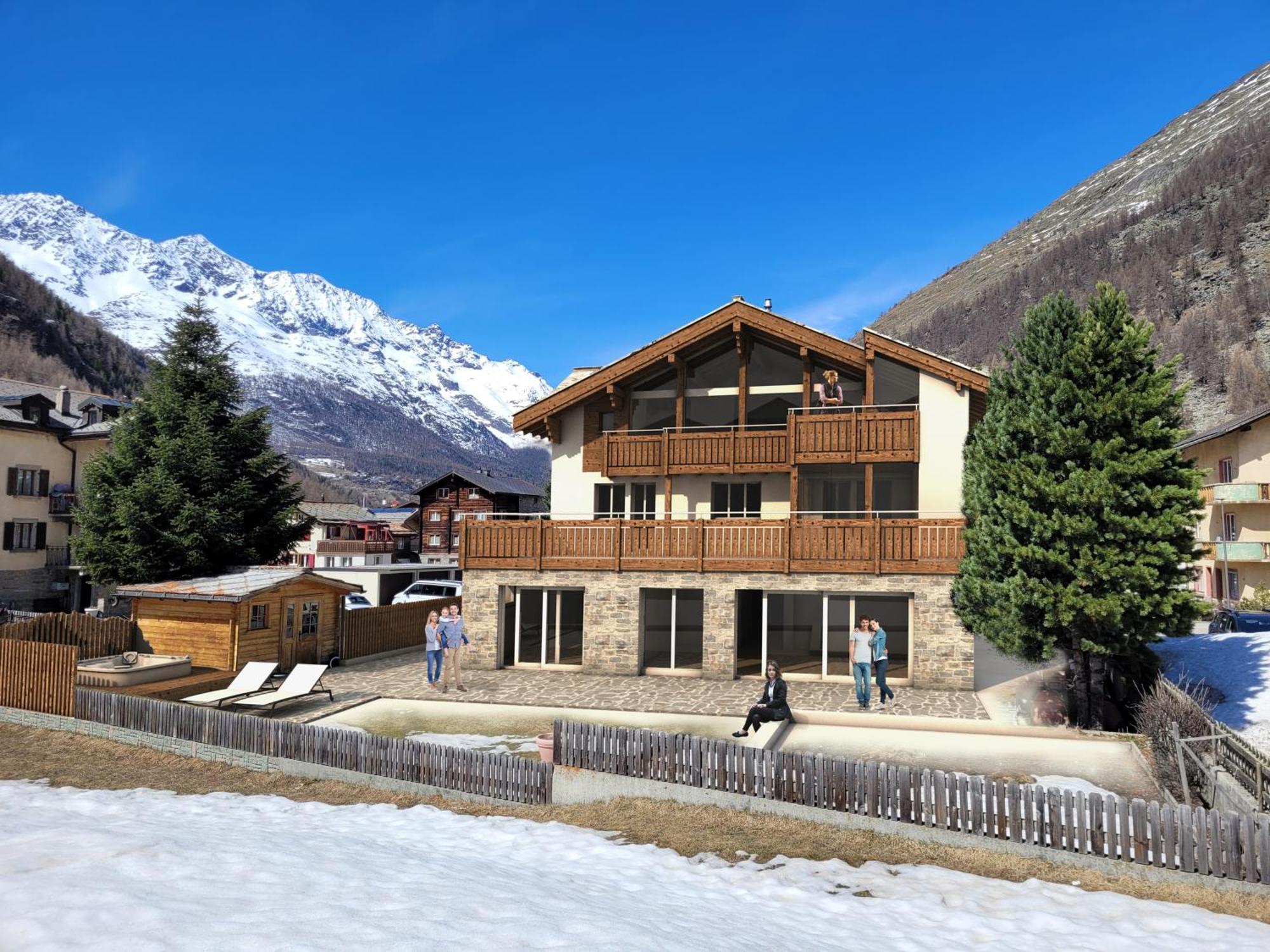 Chalet Wiesengrund Edelweiss 6P Saas-Almagell Extérieur photo